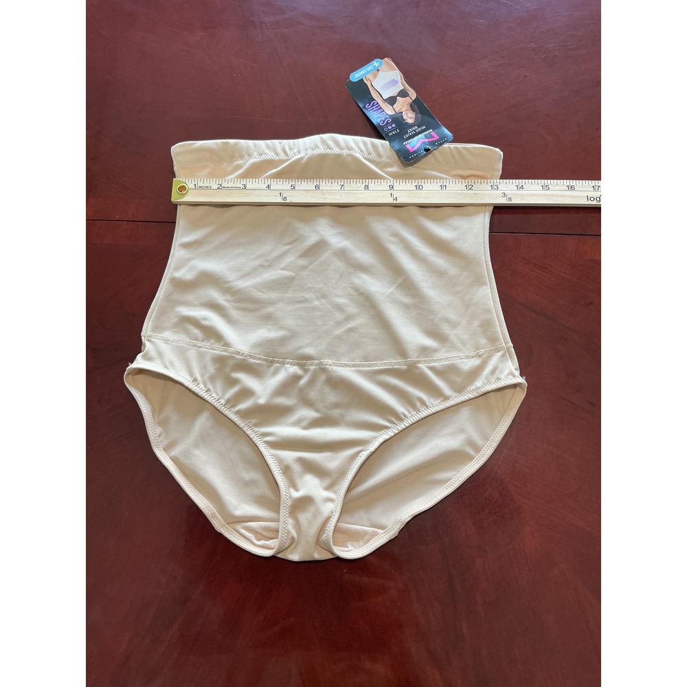 Maidenform High Waist Brief Women XL Beige NWT Firm Control Shapewear FL1854